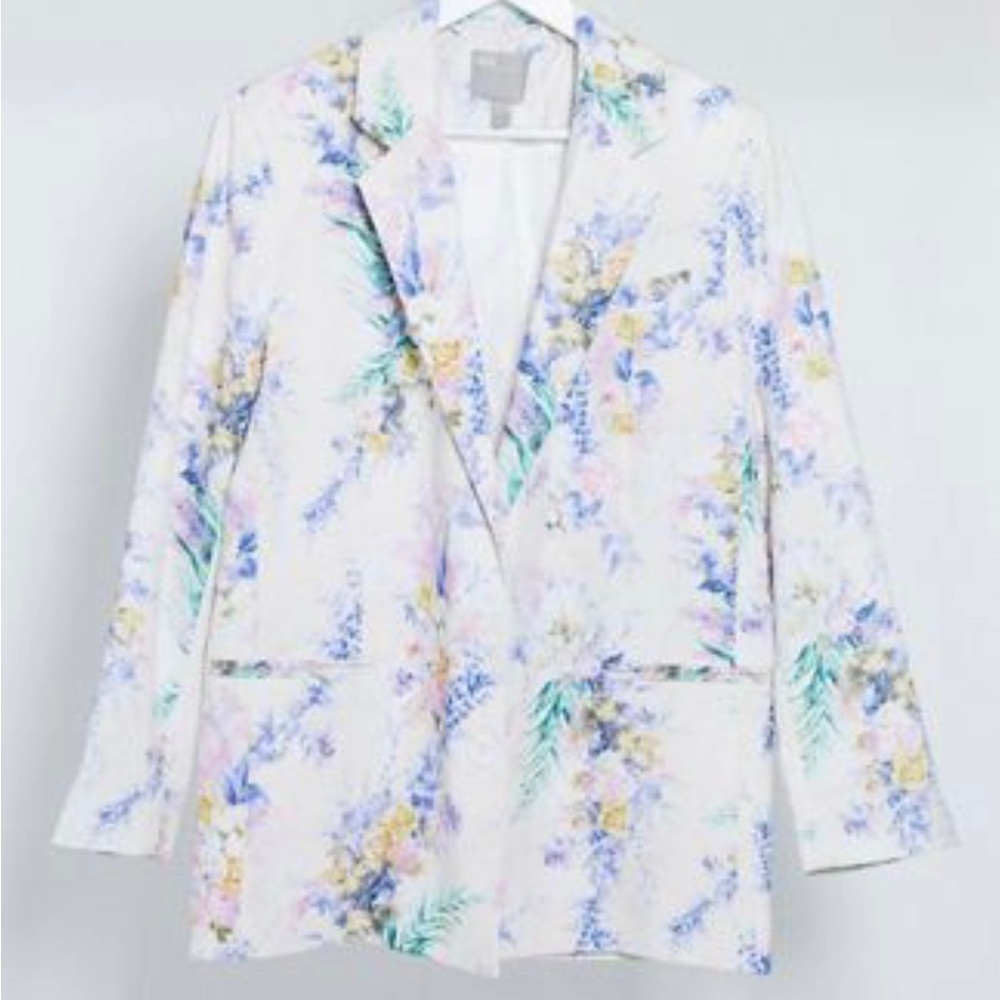 Floral summer blazer